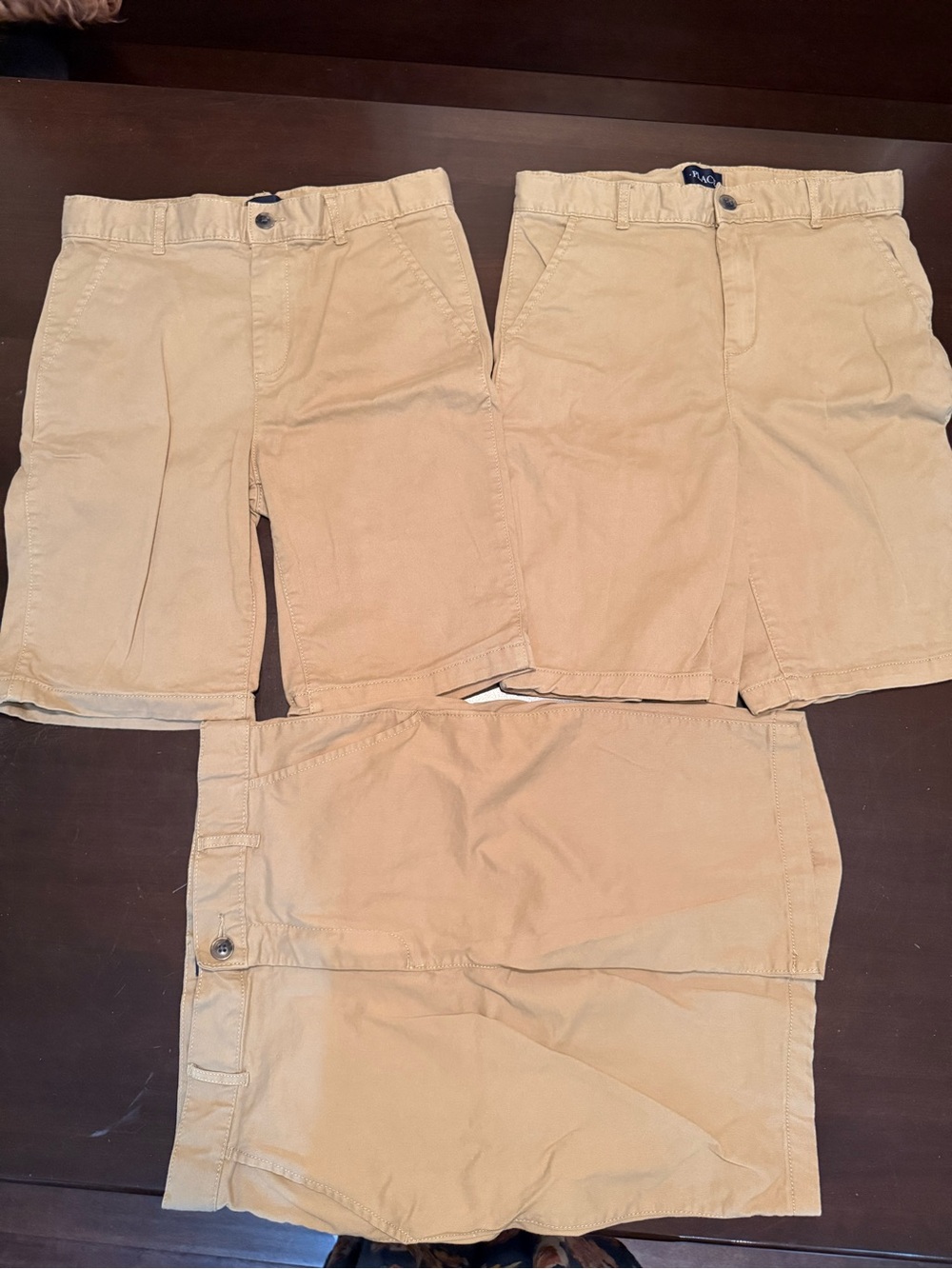 Catholic/Private Size 14 Uniform Classic Khaki 3 Shorts and 1 pants bundle